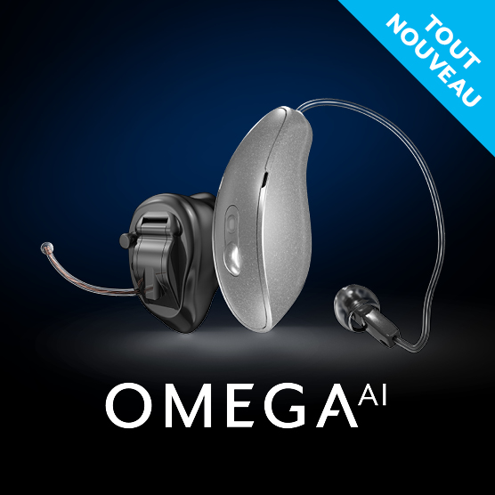 All new Omega AI hearing aid.
