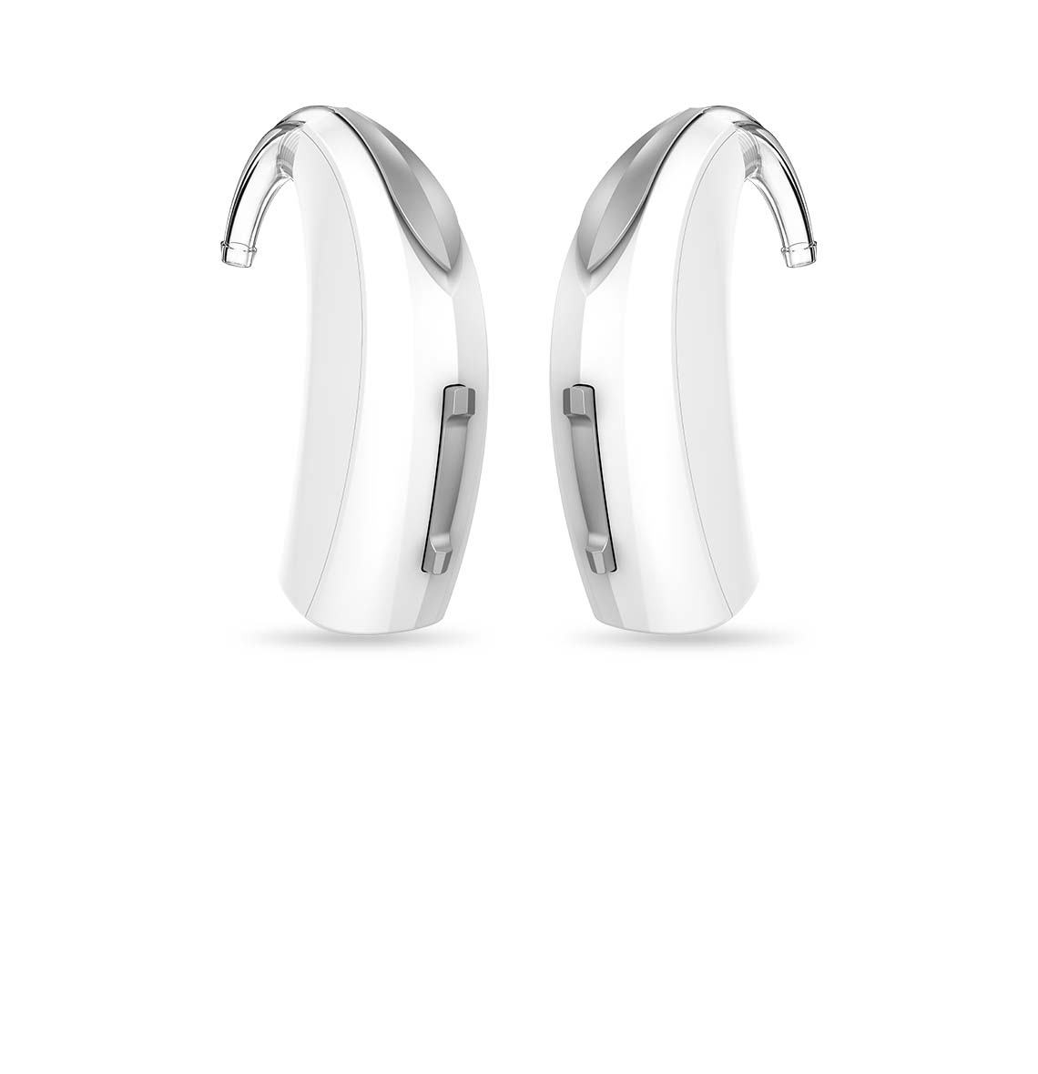 A pair of Power Plus BTE 13 hearing aids