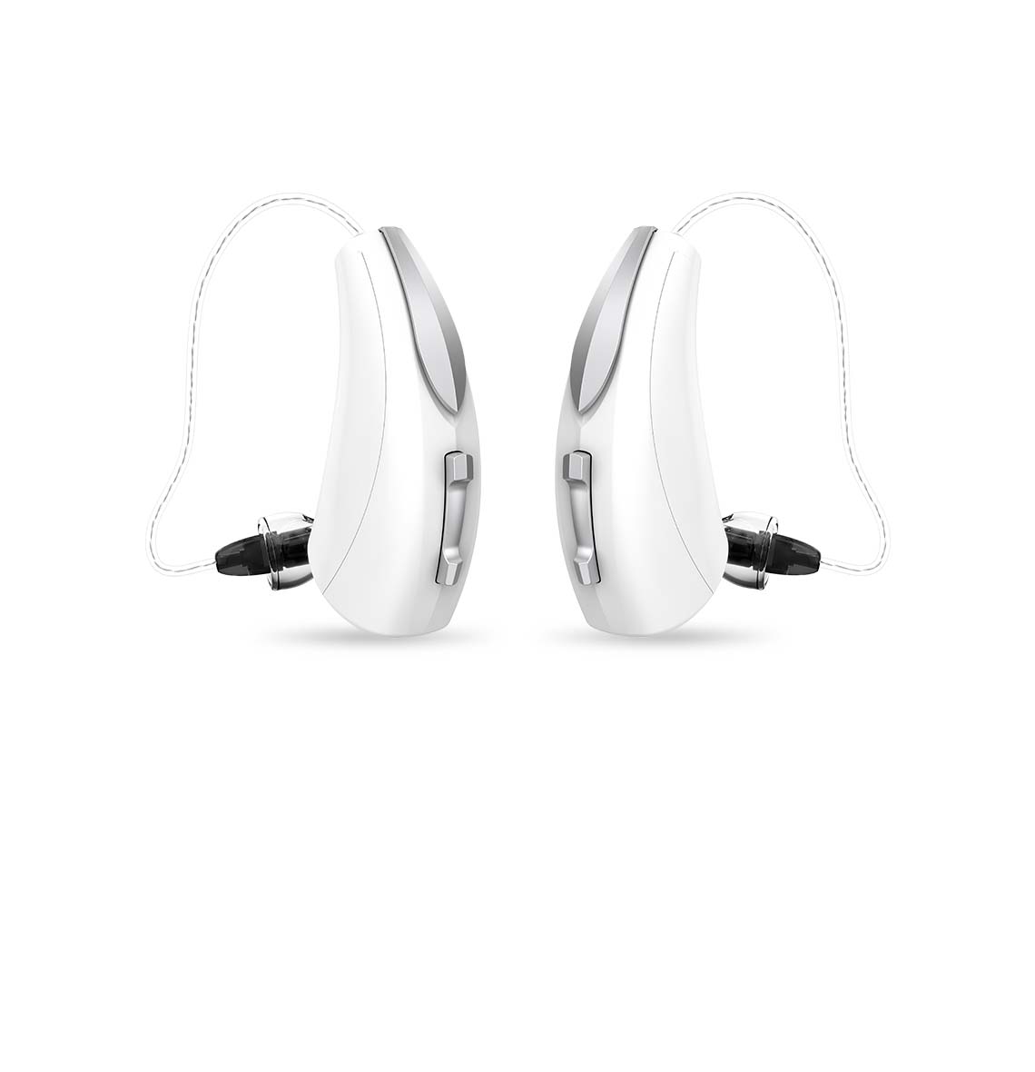 A pair of Bright White with Sterling RIC 312s